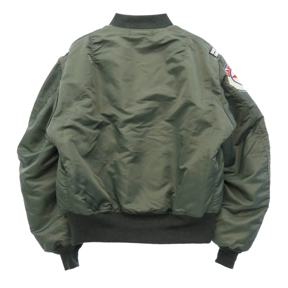 Buzz Rickson's バズリクソンズ BR15571 ALBERT TURNER アルバート・ターナー実名復刻 Type MA-1 フライトジャケット ブルゾン グリーン系 XXXL【極上美品】【中古】