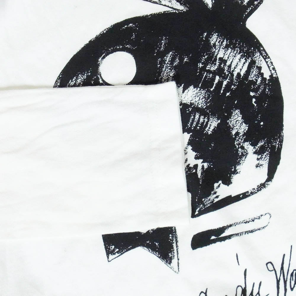 HYSTERIC GLAMOUR ヒステリックグラマー 0443CL05 PLAYBOY プレイボーイ ANDY WARHOL アンディ ウォーホル Tシャツ 長袖 カットソー ホワイト系 S【中古】