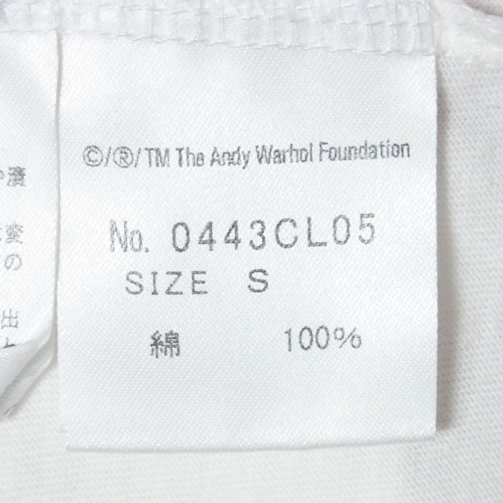 HYSTERIC GLAMOUR ヒステリックグラマー 0443CL05 PLAYBOY プレイボーイ ANDY WARHOL アンディ ウォーホル Tシャツ 長袖 カットソー ホワイト系 S【中古】