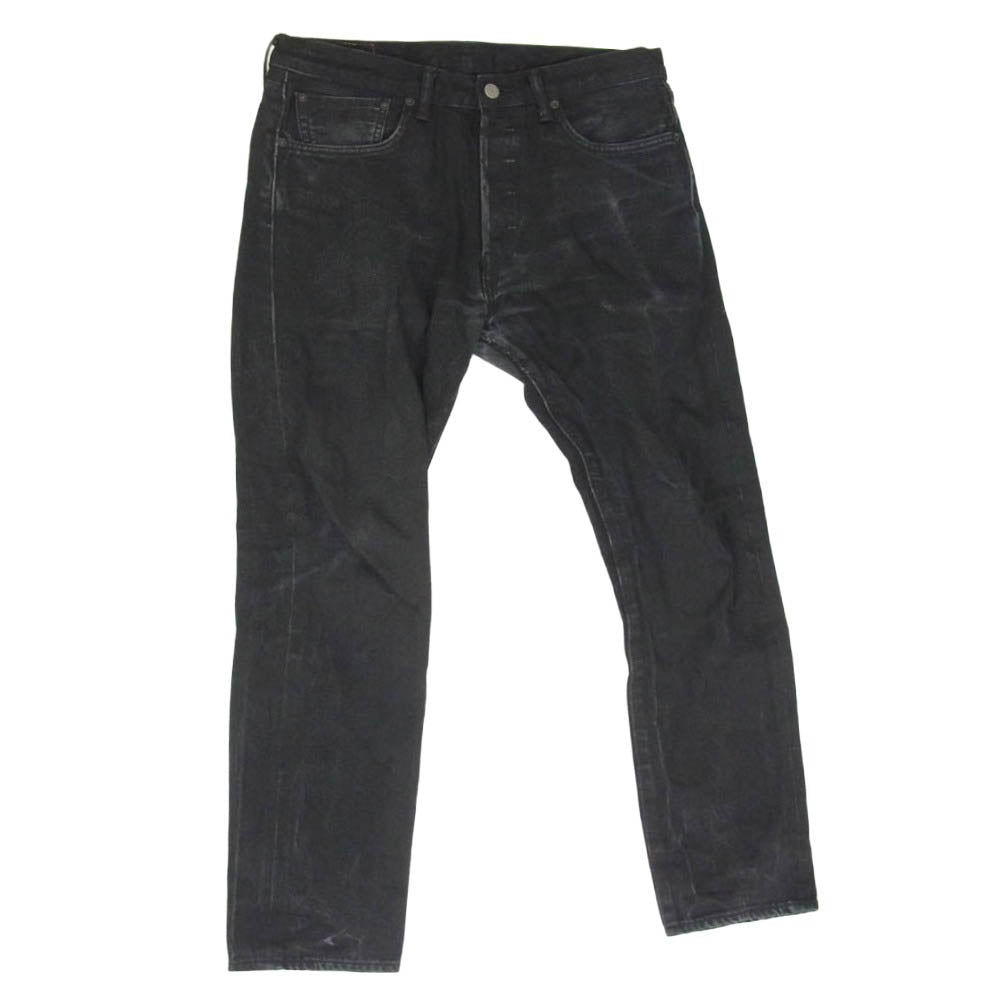 Levi's リーバイス 28894-0031 501 CT ボタンフライ 赤耳 セルビッジ テーパード デニムパンツ ジーンズ ブラック系 34【中古】