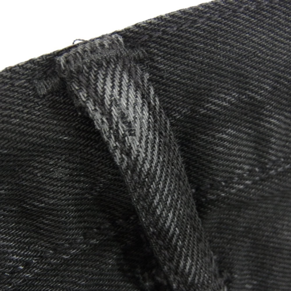 Levi's リーバイス 28894-0031 501 CT ボタンフライ 赤耳 セルビッジ テーパード デニムパンツ ジーンズ ブラック系 34【中古】