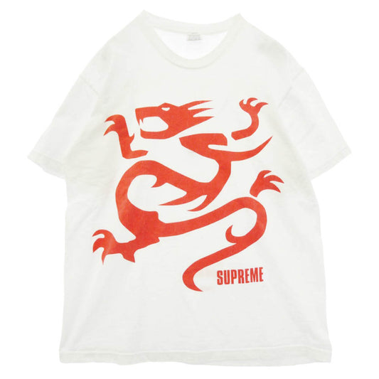 Supreme シュプリーム 23SS Mobb Deep Dragon Tee モブ ディープ ドラゴンプリント Tシャツ 半袖カットソー ホワイト系 M【中古】