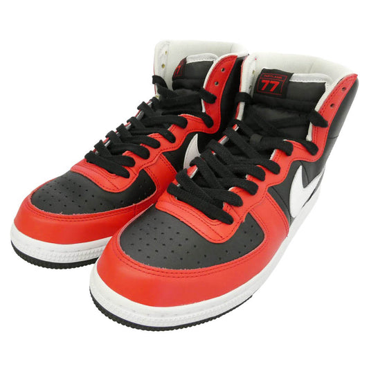 NIKE ナイキ FN4442-001 TERMINATOR HIGH PORTLAND Black University Red ターミネーター ハイ ポートランド ブラック ユニバーシティレッド ハイカット スニーカー ブラック系 レッド系 28cm【中古】
