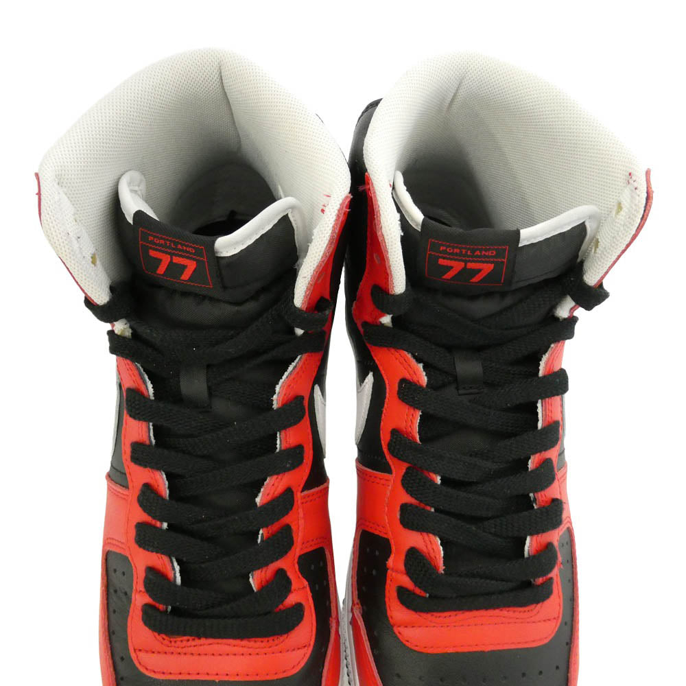 NIKE ナイキ FN4442-001 TERMINATOR HIGH PORTLAND Black University Red ターミネーター ハイ ポートランド ブラック ユニバーシティレッド ハイカット スニーカー ブラック系 レッド系 28cm【中古】