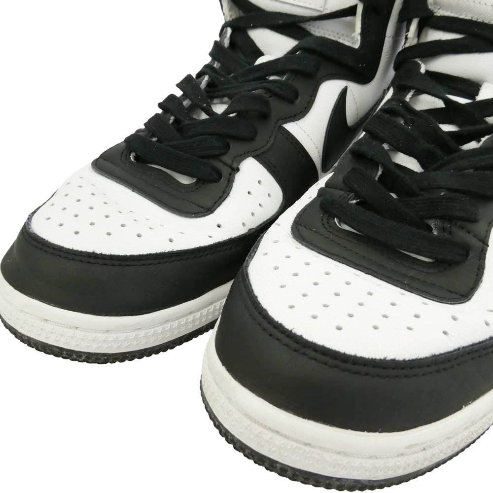 NIKE ナイキ COMME des GARCONS HOMME PLUS コムデギャルソンオムプリュス FD4159-101 × COMME des GARCONS HOMME PLUS Terminator High SP コムデギャルソン オムプリュス ターミネーター ハイ ハイカット スニーカー ホワイト系 ブラック系 28.5cm【中古】