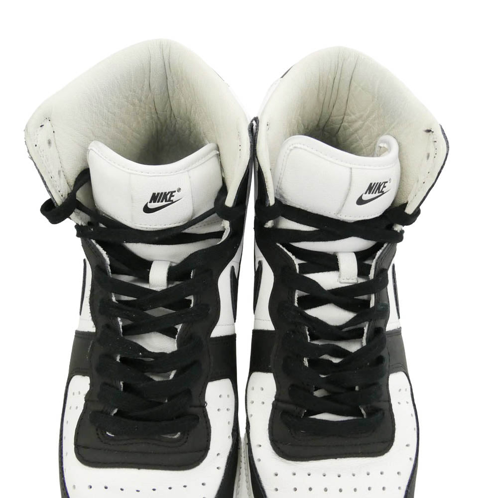 NIKE ナイキ COMME des GARCONS HOMME PLUS コムデギャルソンオムプリュス FD4159-101 × COMME des GARCONS HOMME PLUS Terminator High SP コムデギャルソン オムプリュス ターミネーター ハイ ハイカット スニーカー ホワイト系 ブラック系 28.5cm【中古】