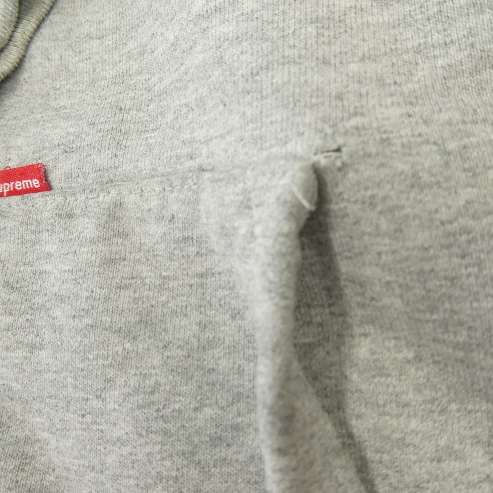 Supreme シュプリーム スター プリント フード ロゴ ジップ パーカー グレー系 L【中古】