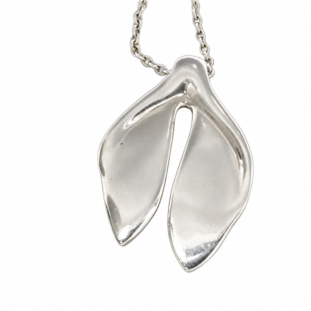 TIFFANY&Co. ティファニー ホエールテール ネックレス シルバー系【中古】