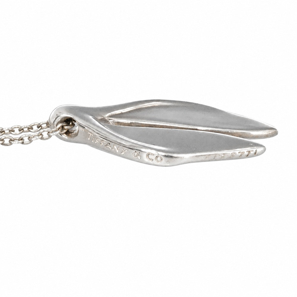 TIFFANY&Co. ティファニー ホエールテール ネックレス シルバー系【中古】