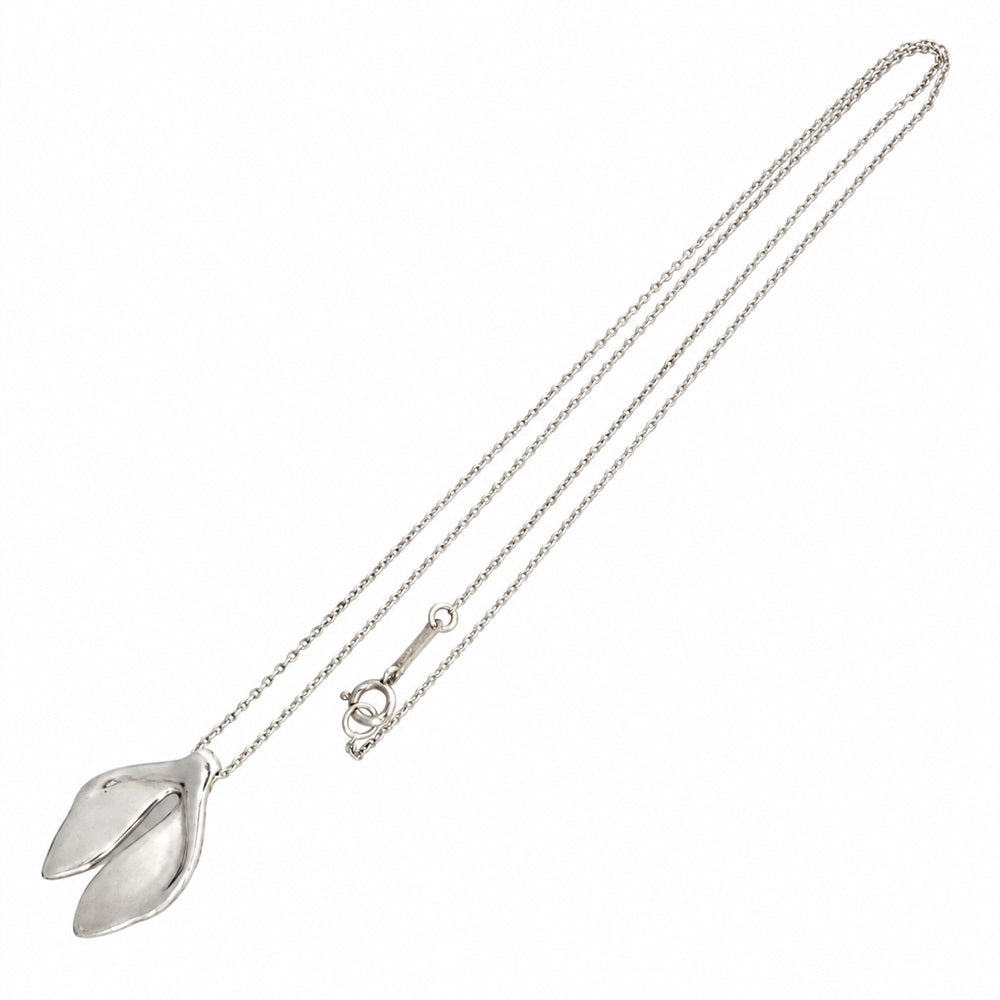 TIFFANY&Co. ティファニー ホエールテール ネックレス シルバー系【中古】