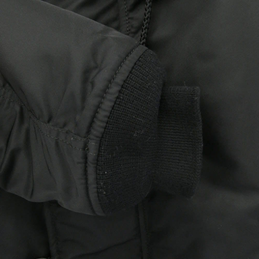 Supreme シュプリーム 14AW Flight Satin N-2B Parka ミリタリー フライト フーデット ジャケット ブラック系 M【中古】