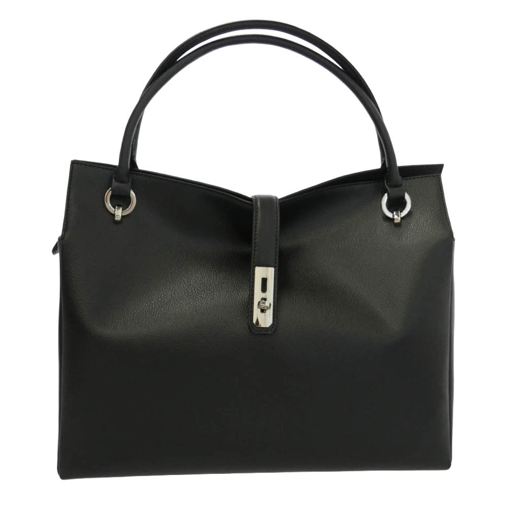 濱野 GRACE DELIGHT TOTE グレース ディライトトート ロイヤルブラック レザー トートバッグ ビジネスバッグ ブラック系【極上美品】【中古】