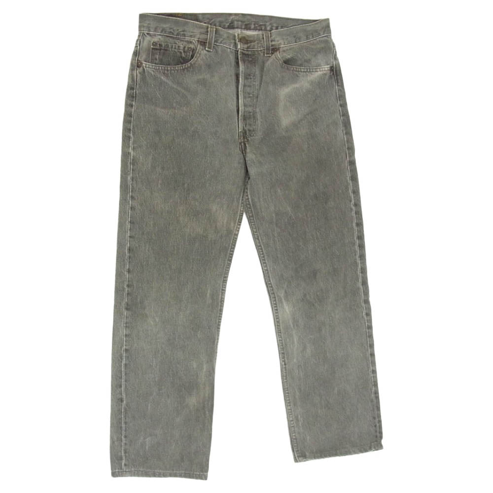 Levi's リーバイス USA製 ノックスビル工場 501 ブラックデニム パンツ ジーンズ ブラック系 33【中古】