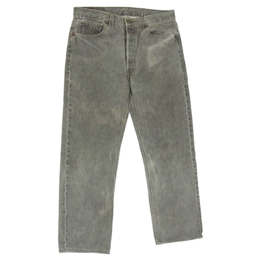 Levi's リーバイス USA製 ノックスビル工場 501 ブラックデニム パンツ ジーンズ ブラック系 33【中古】