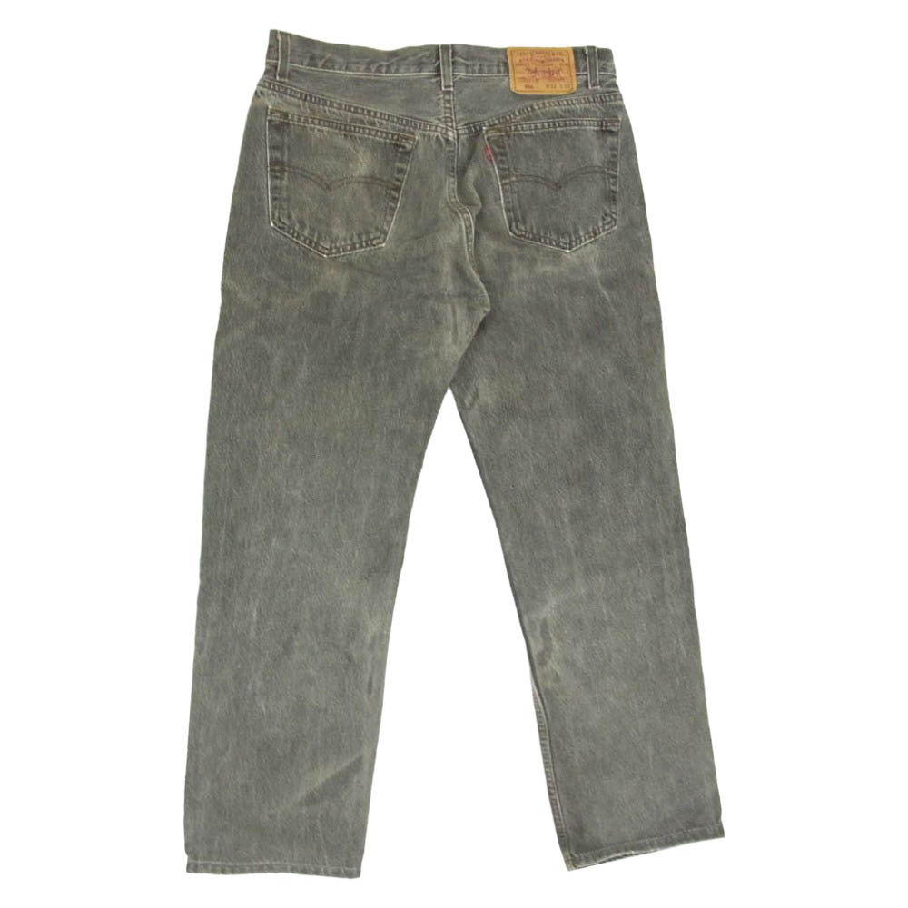 Levi's リーバイス USA製 ノックスビル工場 501 ブラックデニム パンツ ジーンズ ブラック系 33【中古】
