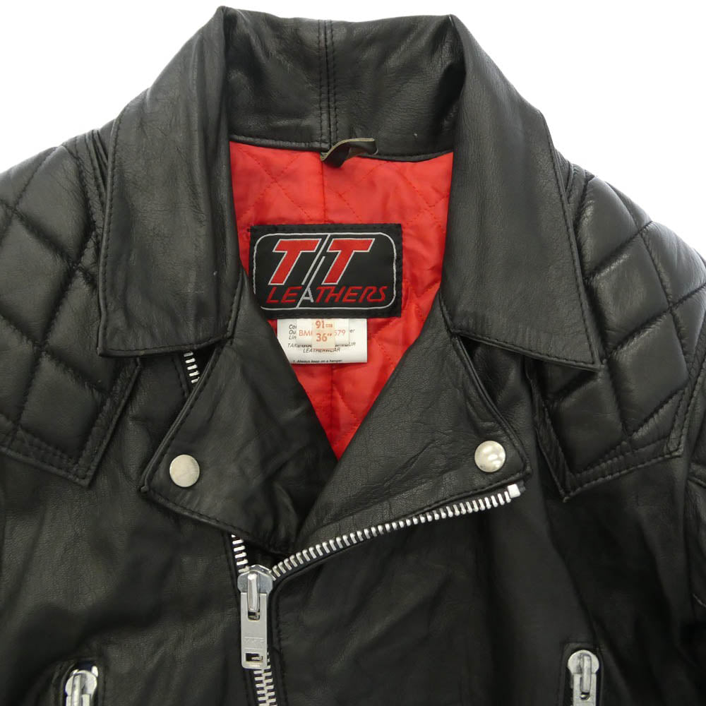 ヴィンテージ 英国製 Country & leisure wear オイルド 中綿 ジャケット グリーン系 M【中古】