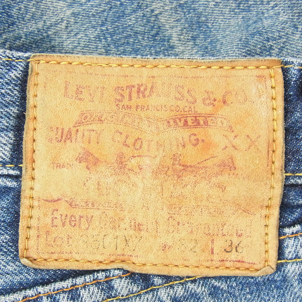 Levi's リーバイス USA製 バレンシア工場 S501XX 大戦モデル 復刻 ボタン裏刻印555 デニム パンツ ジーンズ インディゴブルー系 32【中古】