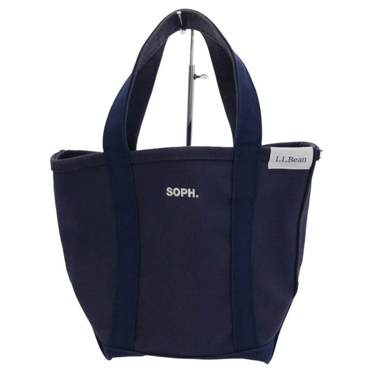 SOPHNET. ソフネット L.L.Bean エルエルビーン USA製 L.L.Bean エルエルビーン キャンバス ロゴ トート バック ネイビー系【中古】
