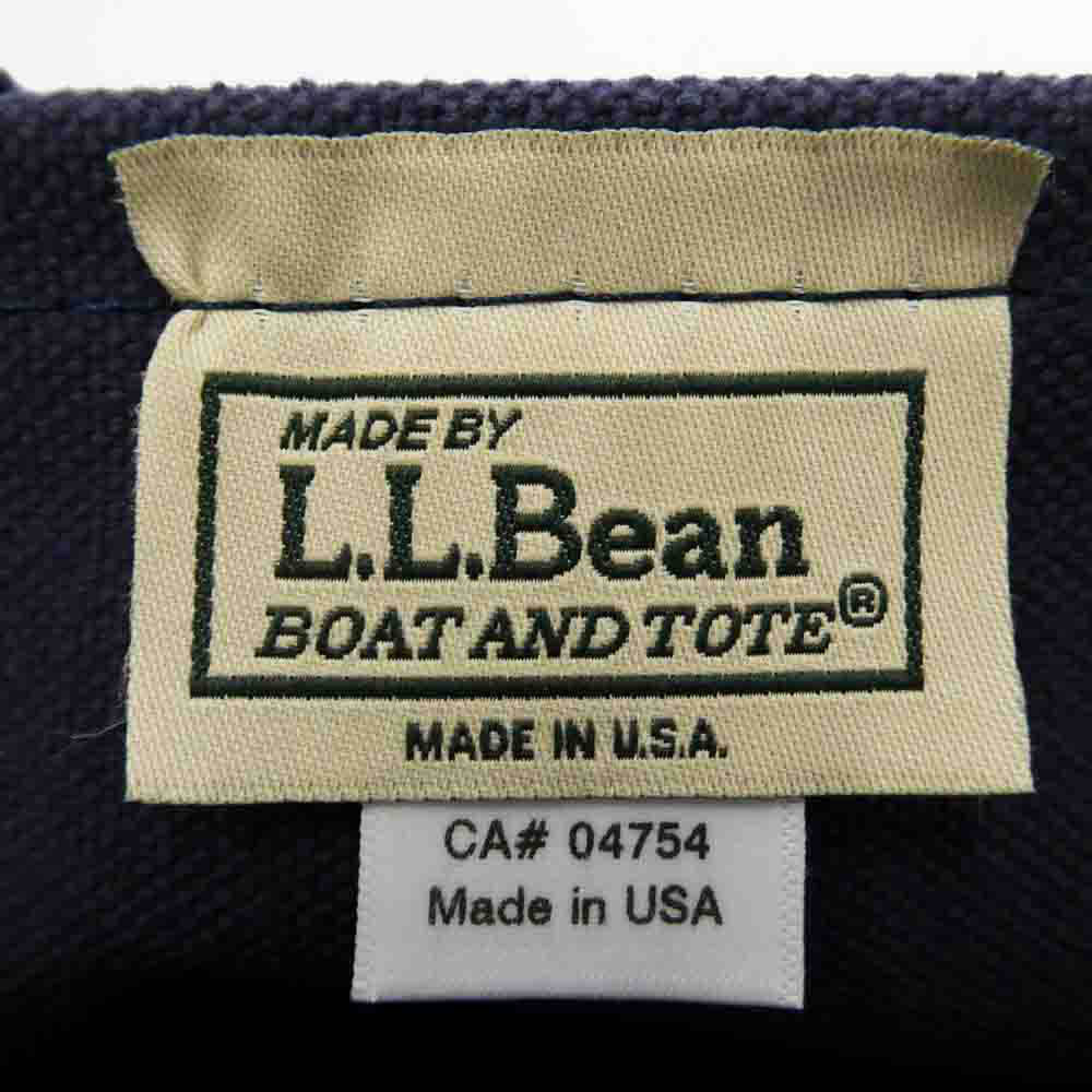 SOPHNET. ソフネット L.L.Bean エルエルビーン USA製 L.L.Bean エルエルビーン キャンバス ロゴ トート バック ネイビー系【中古】