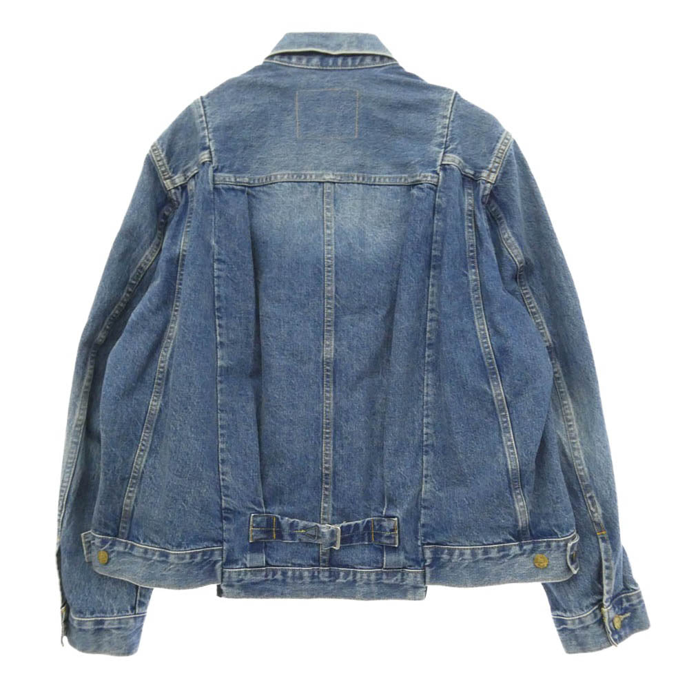 Sacai サカイ Levi's リーバイス 25SS 25-03708M x Levi's Denim Jacket ドッキング デニム トラッカー ジャケット インディゴブルー系 M【中古】