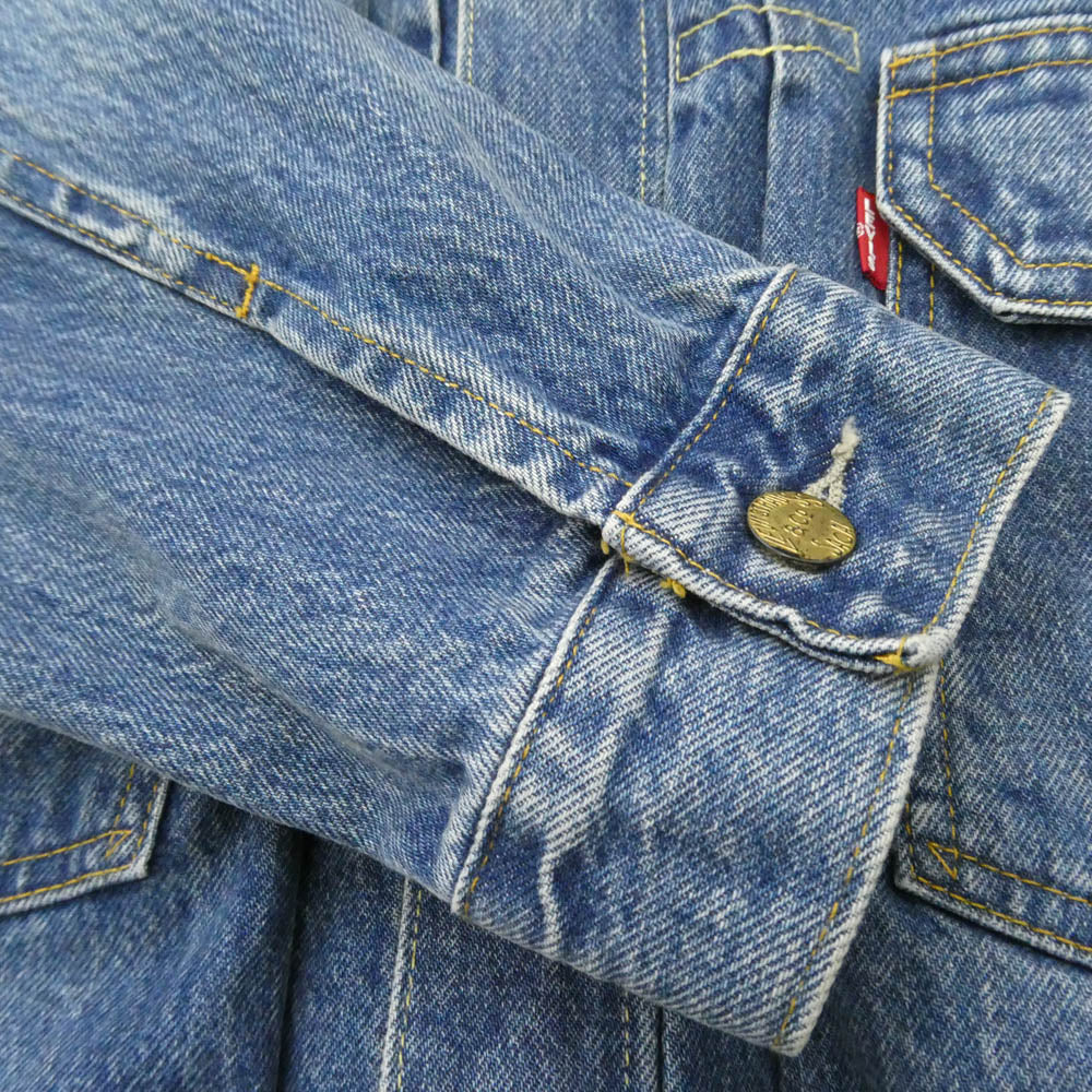 Sacai サカイ Levi's リーバイス 25SS 25-03708M x Levi's Denim Jacket ドッキング デニム トラッカー ジャケット インディゴブルー系 M【中古】