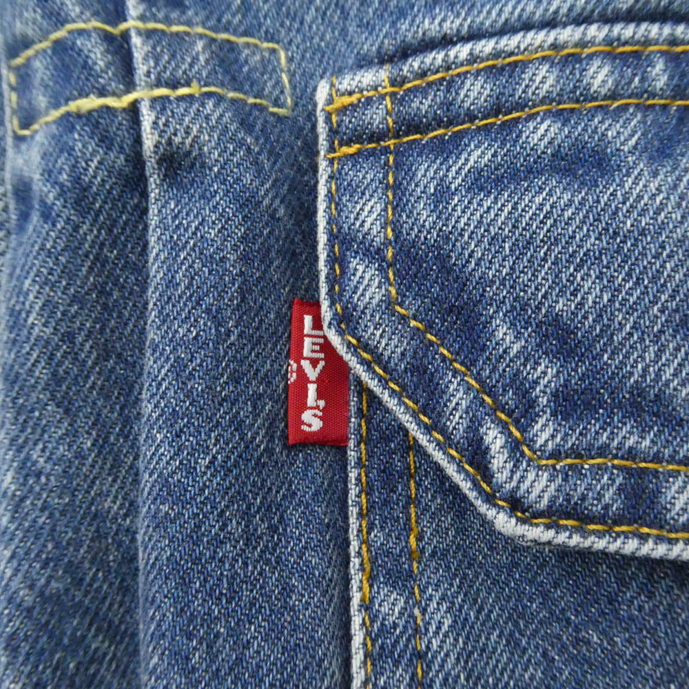 Sacai サカイ Levi's リーバイス 25SS 25-03708M x Levi's Denim Jacket ドッキング デニム トラッカー ジャケット インディゴブルー系 M【中古】