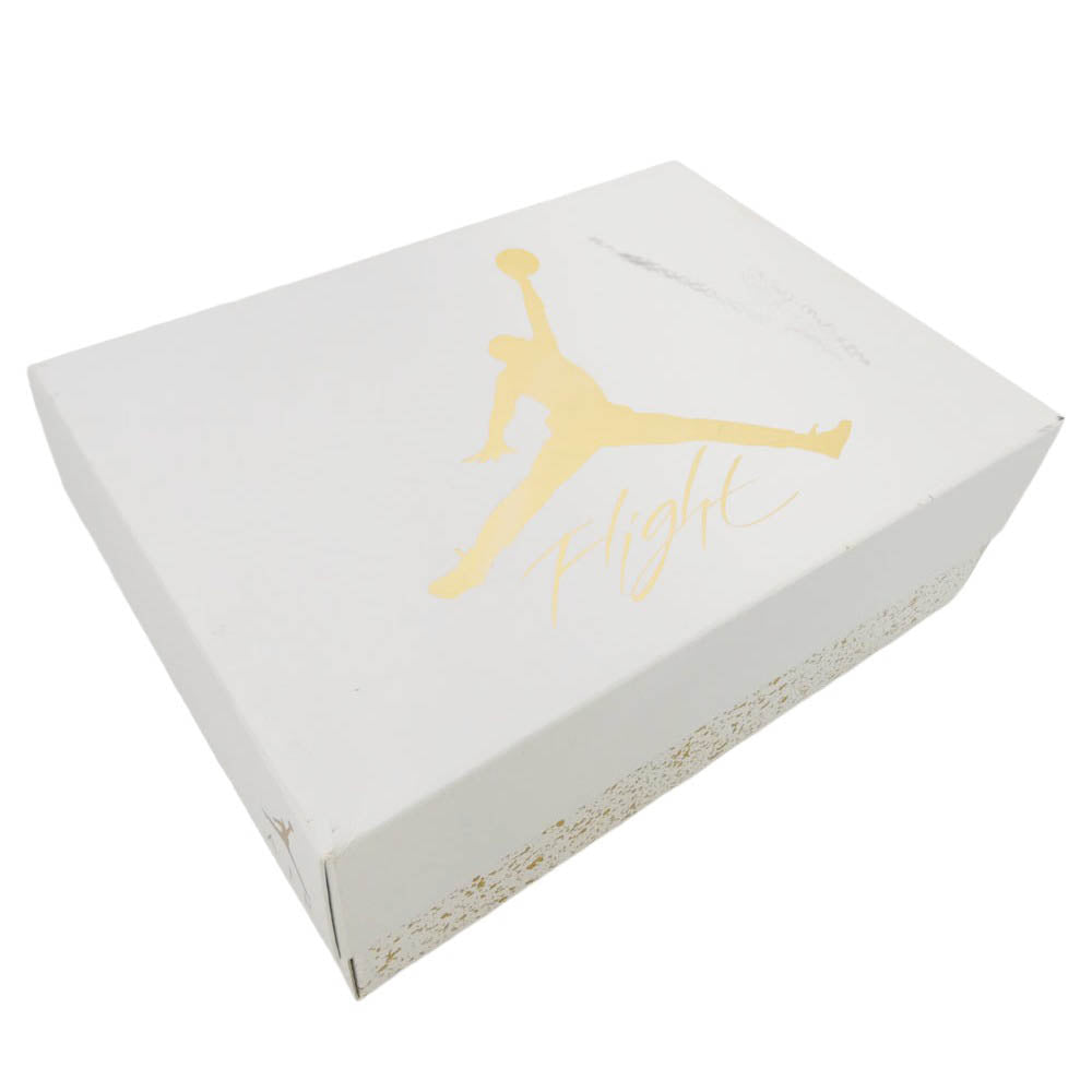 NIKE ナイキ AQ9129-170 Women's Air Jordan 4 Retro White Gold AJ4 ウィメンズ エアジョーダン レトロ スニーカー ホワイト系 29cm【新古品】【未使用】【中古】