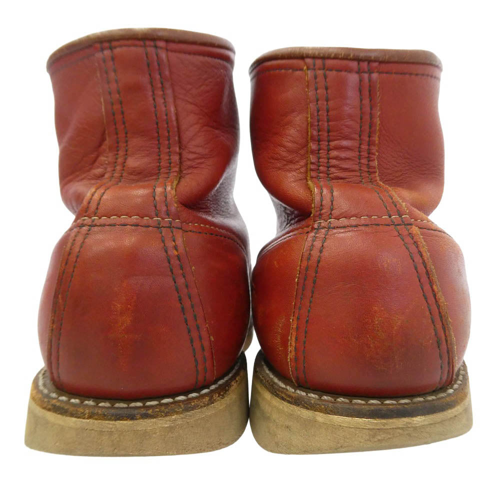 RED WING レッドウィング 875 USA製 90s 半円犬タグ アイリッシュセッター クラシック モックトゥ ワークブーツ ブラウン系 9E【中古】