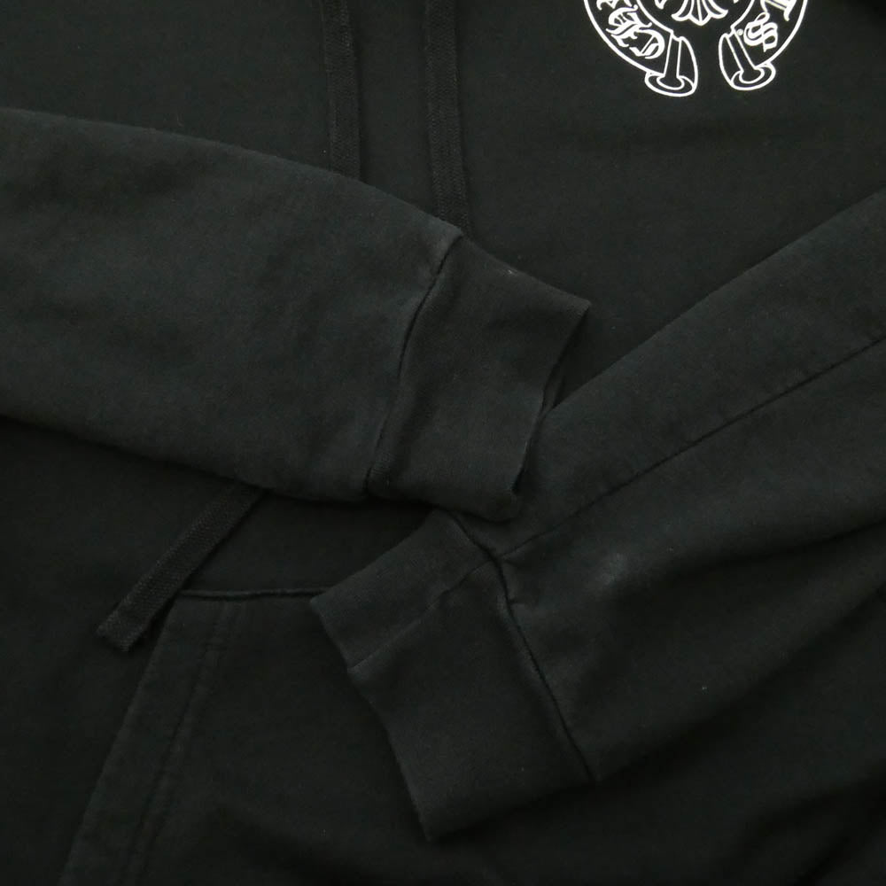 CHROME HEARTS クロムハーツ（原本無） Tokyo Exclusive Horseshoe Pullover Hoodie 東京限定 ホースシュー プルオーバー フーディ ブラック系 L【中古】