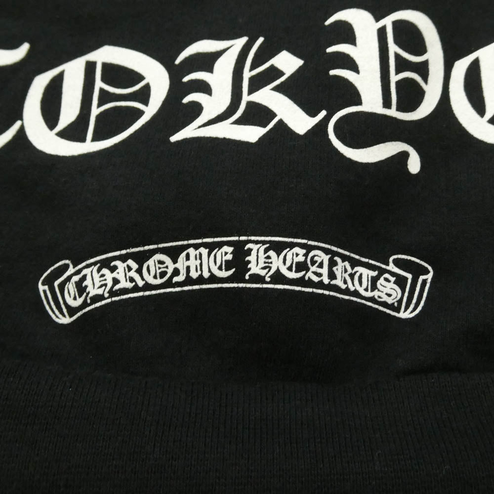 CHROME HEARTS クロムハーツ（原本無） Tokyo Exclusive Horseshoe Pullover Hoodie 東京限定 ホースシュー プルオーバー フーディ ブラック系 L【中古】