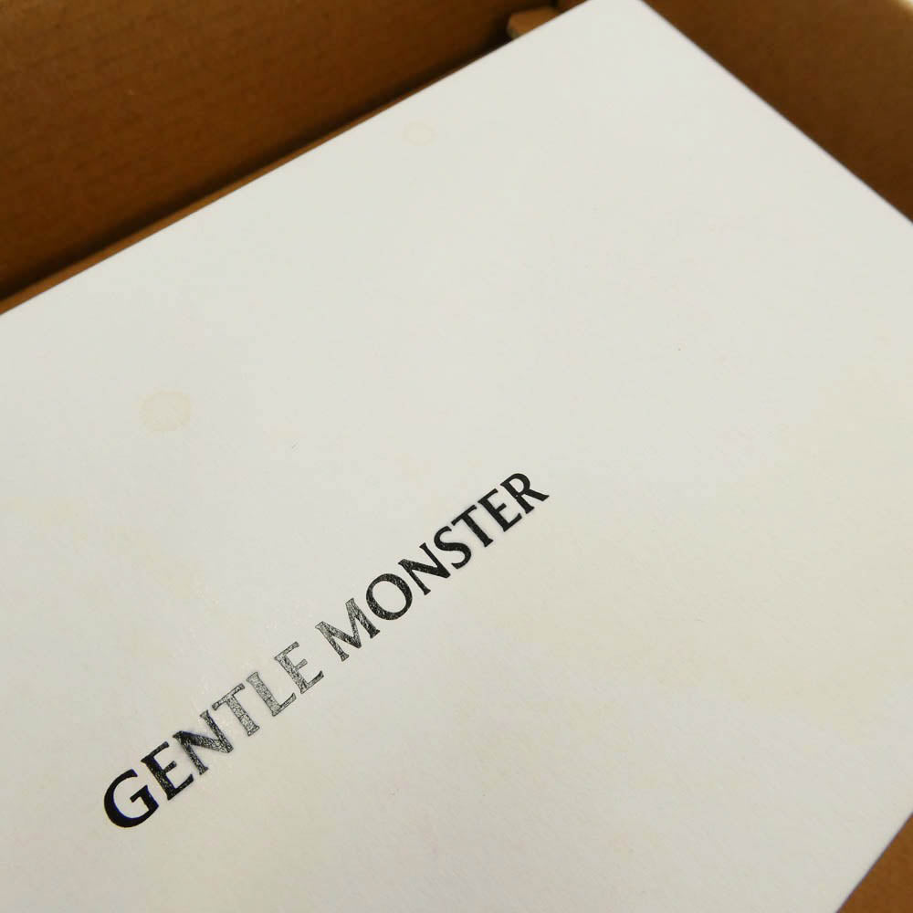 Gentle Monster ジェントルモンスター KARL スクエア アイウェア 眼鏡 メガネ ブラック系 49□22-145【中古】