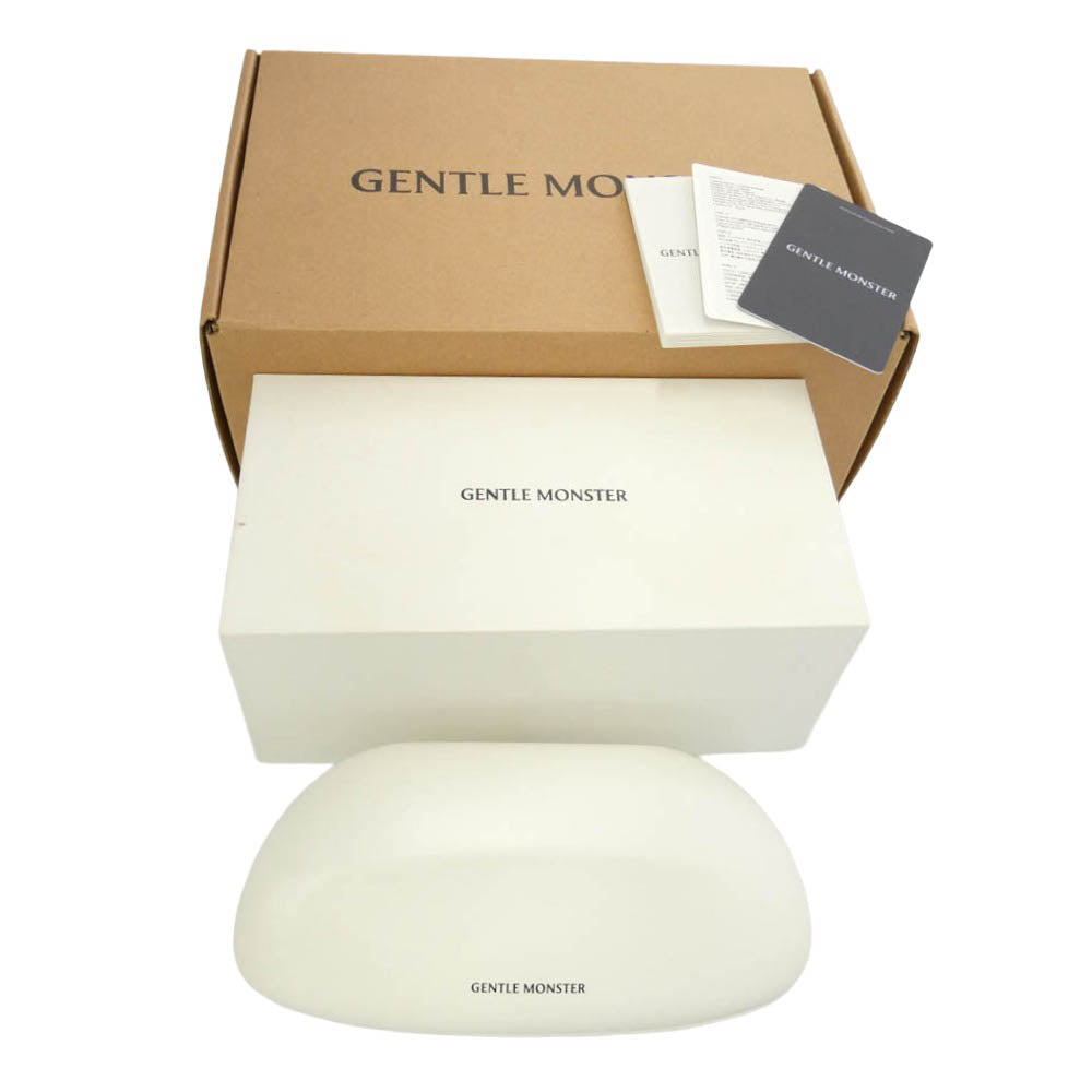 Gentle Monster ジェントルモンスター KARL スクエア アイウェア 眼鏡 メガネ ブラック系 49□22-145【中古】