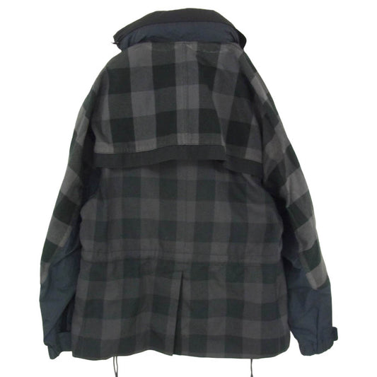 Sacai サカイ 22SS 22-02698M Buffalo Check Blouson バッファローチェック ブルゾン ジャケット ブラック系 2【中古】