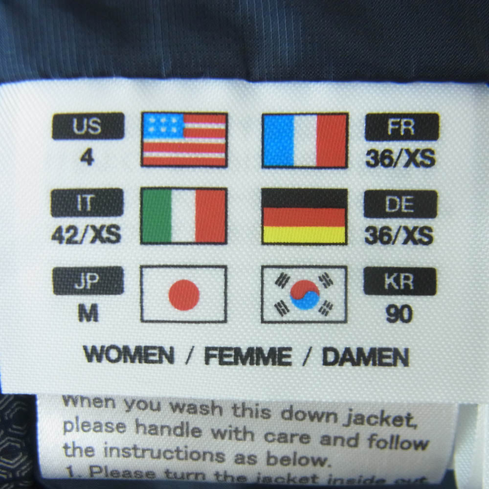 DESCENTE デサント 水沢ダウン ミズサワダウン DAWMGK40U MIZUSAWA DOWN JACKET ダウン ジャケット ダークネイビー系 M【中古】