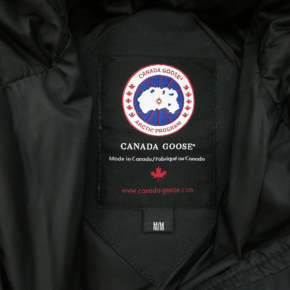 CANADA GOOSE カナダグース 2302JL R グリフィンタグ MACKENZIE PARKA DOWN JACKET マッケンジー パーカー ダウン コート ブラック系 M【中古】