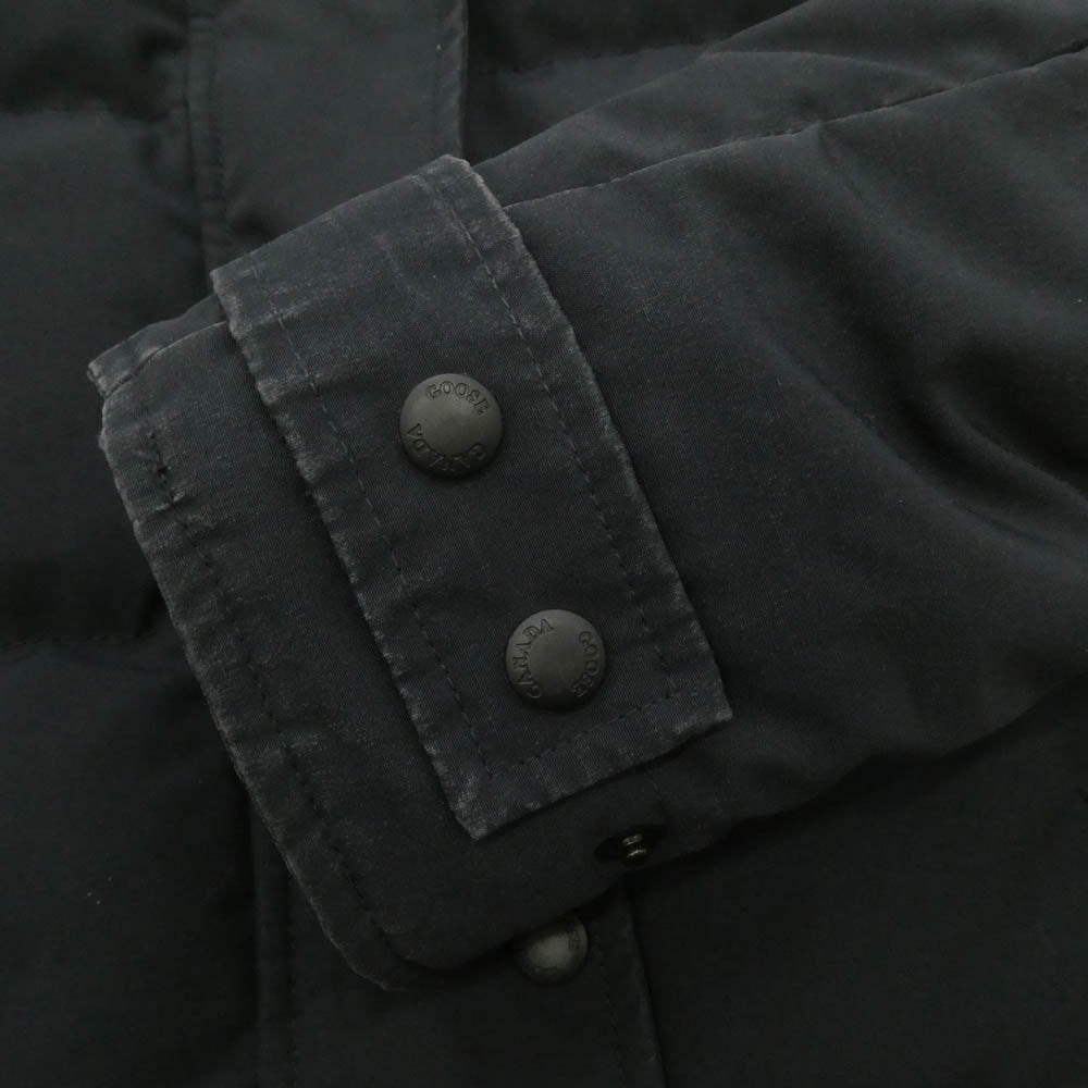 CANADA GOOSE カナダグース 2302JL R グリフィンタグ MACKENZIE PARKA DOWN JACKET マッケンジー パーカー ダウン コート ブラック系 M【中古】