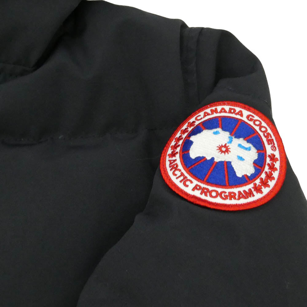 CANADA GOOSE カナダグース 2302JL R グリフィンタグ MACKENZIE PARKA DOWN JACKET マッケンジー パーカー ダウン コート ブラック系 M【中古】
