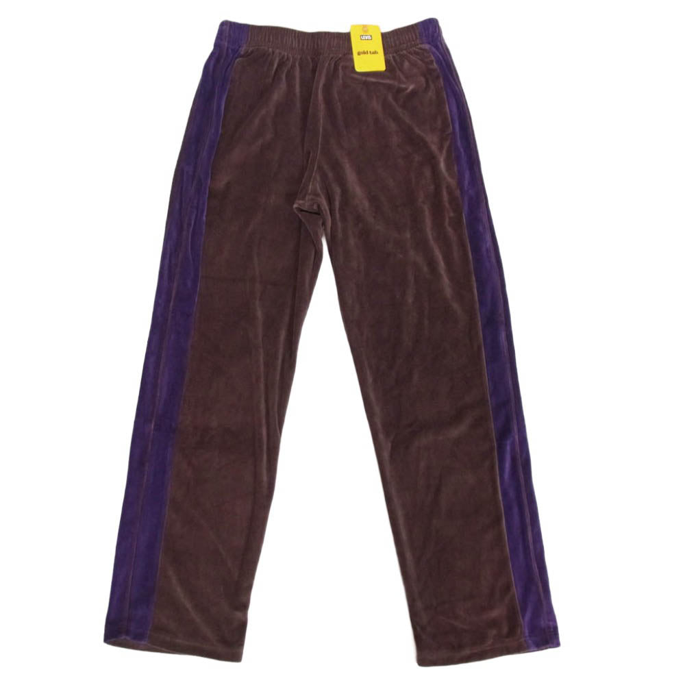 Levi's リーバイス A5700-0000 gold tab ゴールドタブ VELOUR PANT ベロア トラック パンツ ブラウン系 L【新古品】【未使用】【中古】