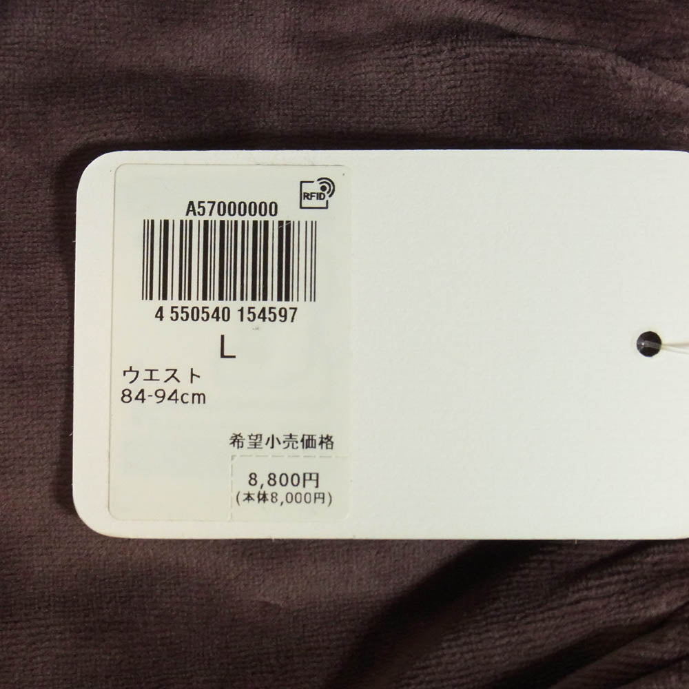Levi's リーバイス A5700-0000 gold tab ゴールドタブ VELOUR PANT ベロア トラック パンツ ブラウン系 L【新古品】【未使用】【中古】
