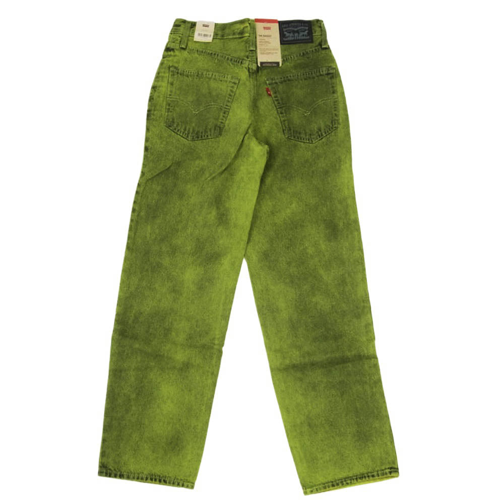 Levi's リーバイス A3510-0014 94 BAGGY グリーン デニム パンツ ジーンズ グリーン系 W24 L29【新古品】【未使用】【中古】