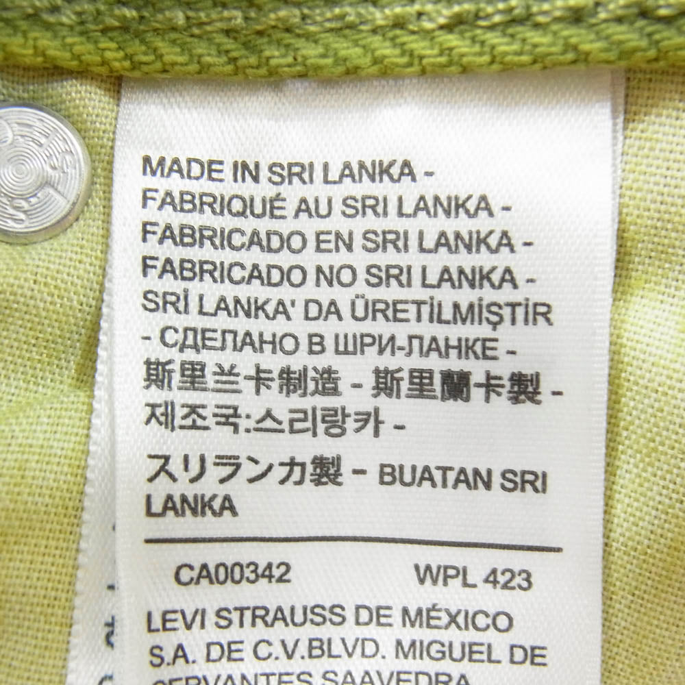 Levi's リーバイス A3510-0014 94 BAGGY グリーン デニム パンツ ジーンズ グリーン系 W24 L29【新古品】【未使用】【中古】