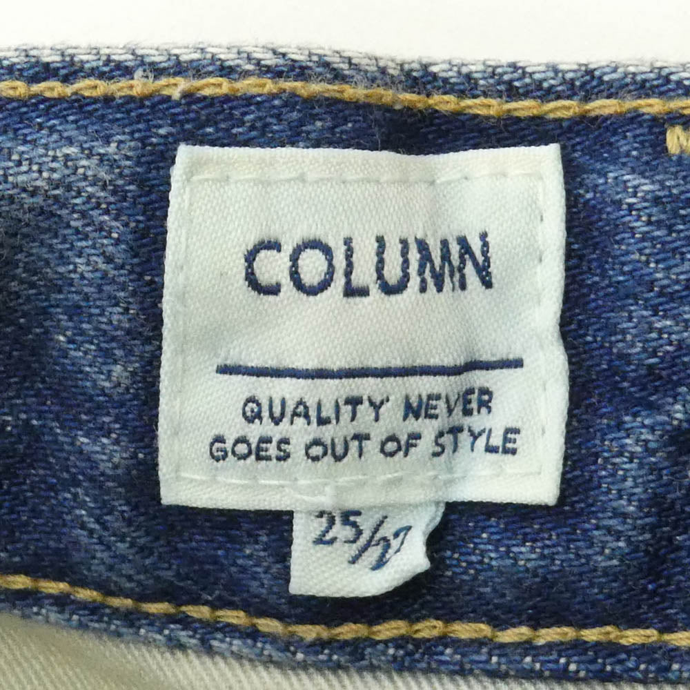 Levi's リーバイス A5888-0003 BLUETAB COLUMN ブルータブ カラム レディース デニムパンツ ジーンズ W25 インディゴブルー系 W25【新古品】【未使用】【中古】