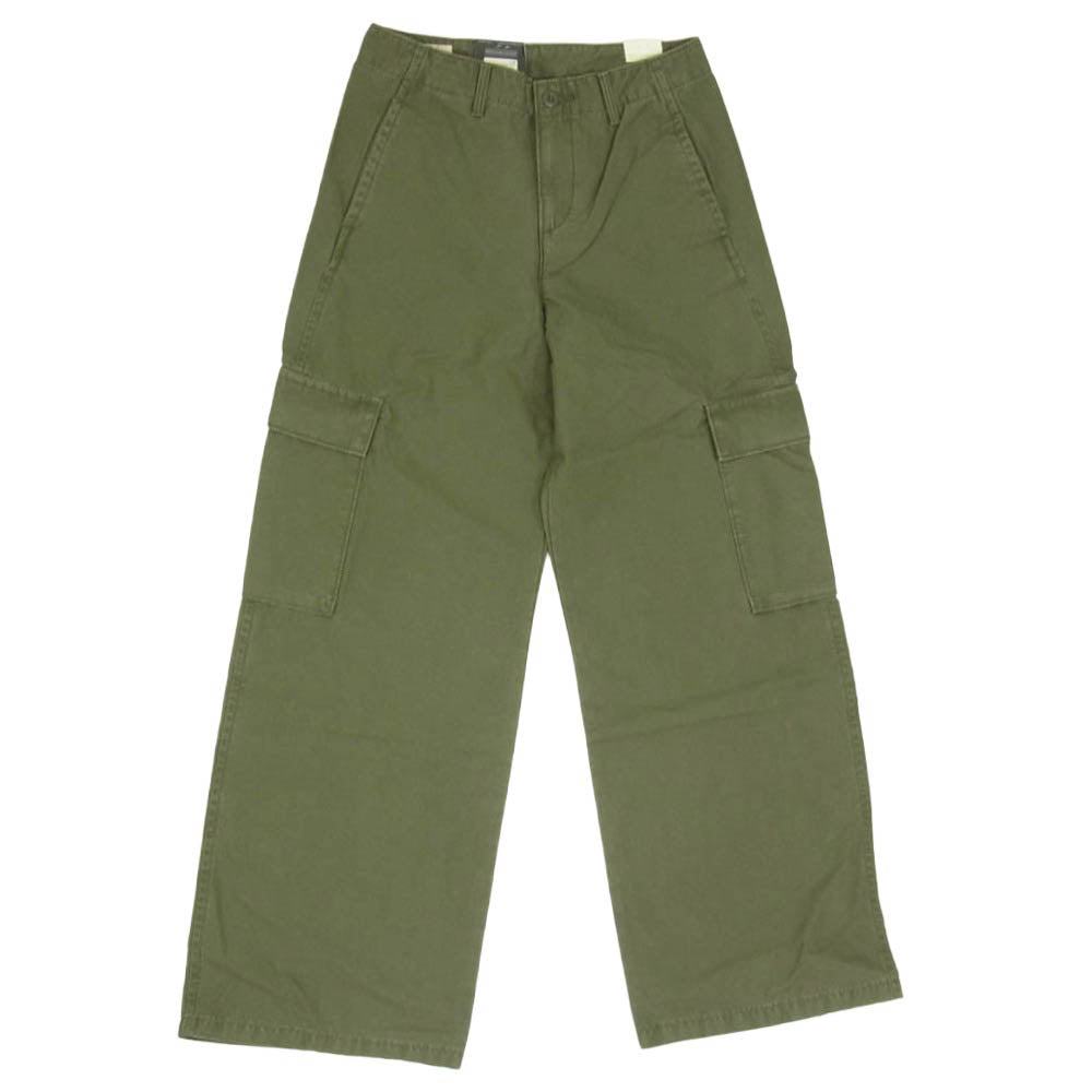 Levi's リーバイス A6077-0004 Baggy Cargo Trousers レディース バギー カーゴ パンツ グリーン系 W24 L30【新古品】【未使用】【中古】