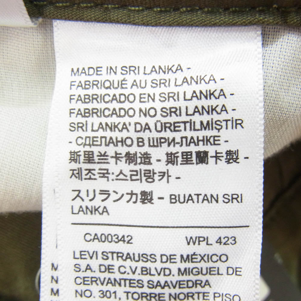 Levi's リーバイス A6077-0004 Baggy Cargo Trousers レディース バギー カーゴ パンツ グリーン系 W24 L30【新古品】【未使用】【中古】