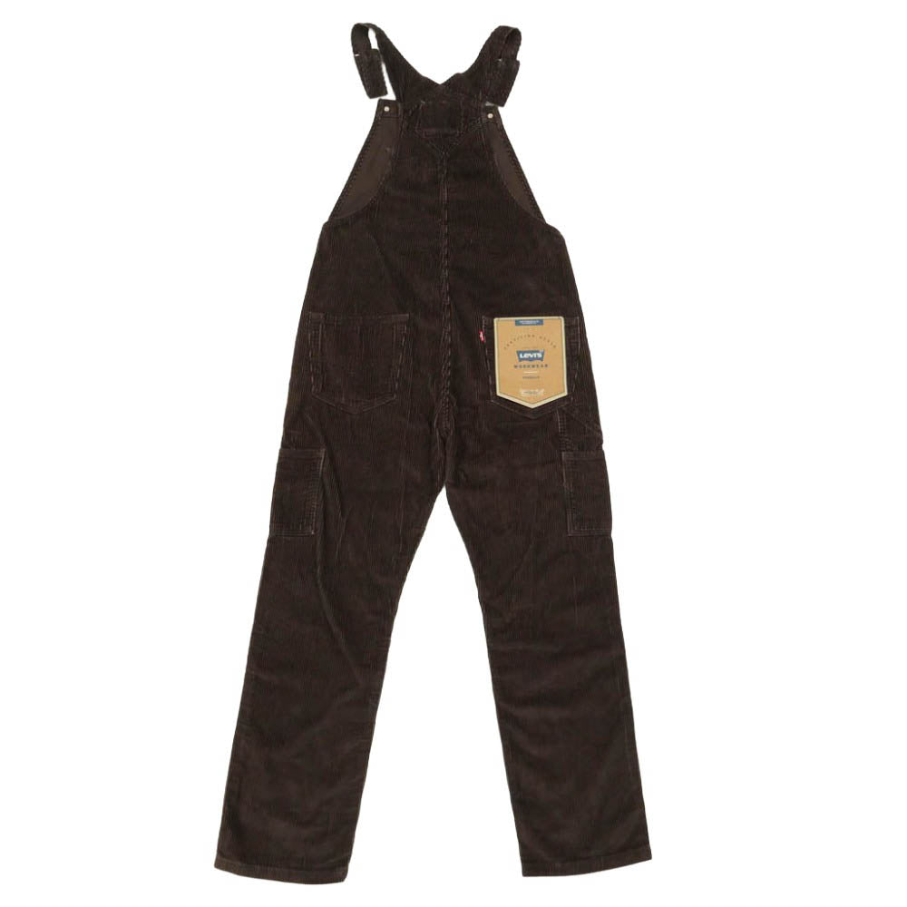 Levi's リーバイス 79107-0025 コーデュロイ オーバーオール ブラウン系 M【新古品】【未使用】【中古】