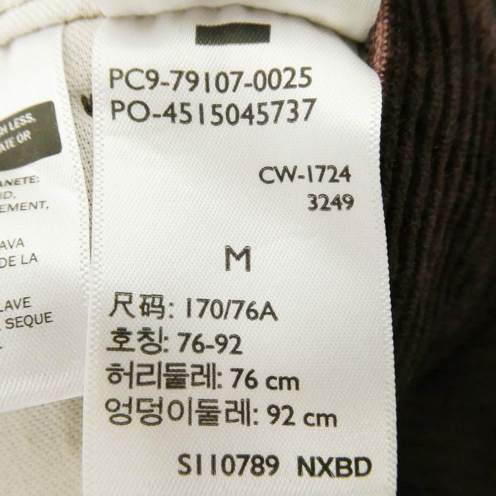 Levi's リーバイス 79107-0025 コーデュロイ オーバーオール ブラウン系 M【新古品】【未使用】【中古】