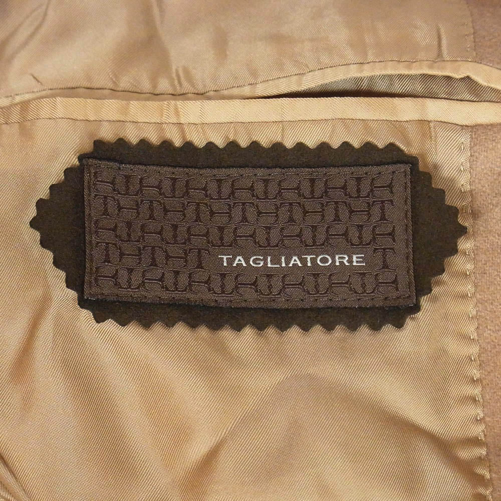 TAGLIATORE 19UIG017 イタリア製 カシミヤ100％ ロング チェスターコート ライトブラウン系 表記無し【中古】