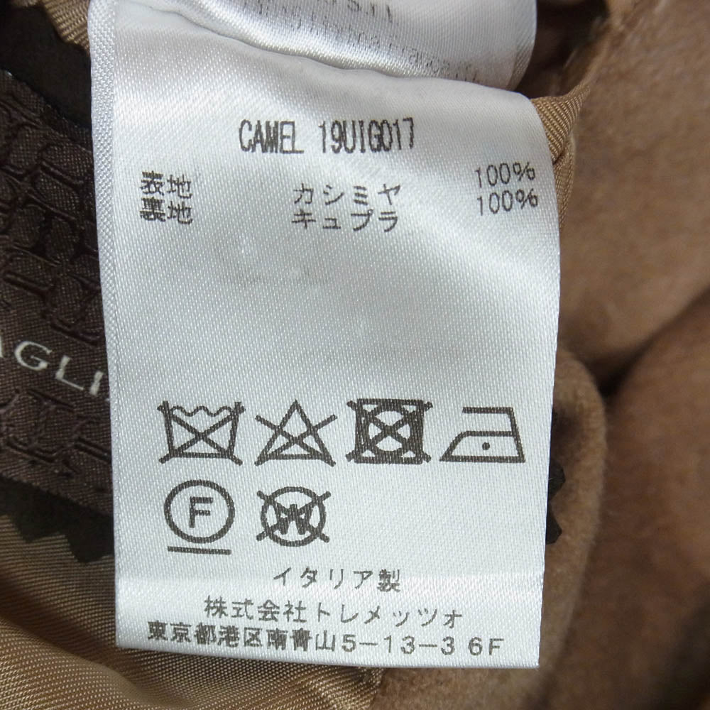 TAGLIATORE 19UIG017 イタリア製 カシミヤ100％ ロング チェスターコート ライトブラウン系 表記無し【中古】