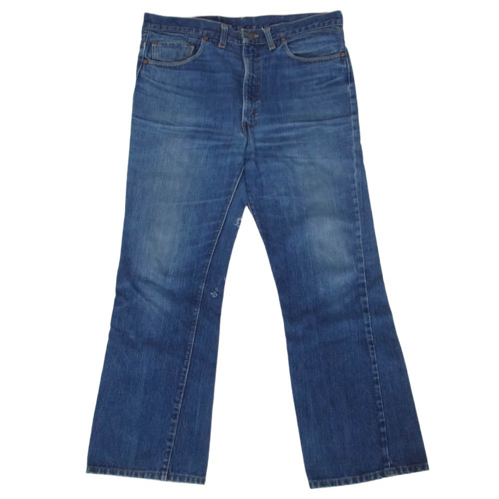 Levi's リーバイス Vintage 517-0217 ヴィンテージ 70s 80s ボタン裏2 66前期 42TALON BIGE ブーツカット デニム パンツ ジーンズ インディゴブルー系 36【中古】