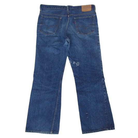 Levi's リーバイス Vintage 517-0217 ヴィンテージ 70s 80s ボタン裏2 66前期 42TALON BIGE ブーツカット デニム パンツ ジーンズ インディゴブルー系 36【中古】